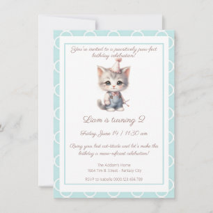 Zazzle meow-nificent birthday Invitation