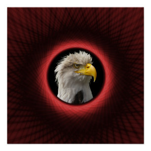 Zazzle Perfect Poster Woven Red Window Frame