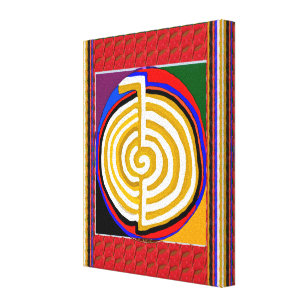 Zazzle Sale FineArt Reiki Masters Karuna Symbols Canvas Print