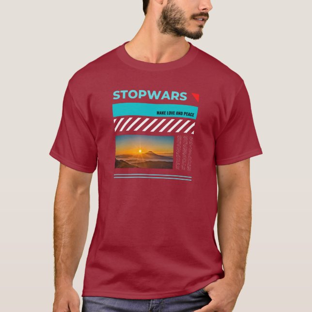 Zazzle Stopwars T-shirt (Front)