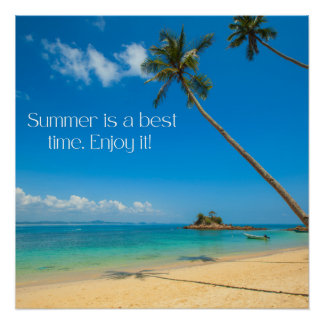 Zazzle summer enjoy it canvas print