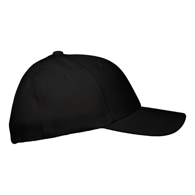 Zazzle Text Logo 0.75" Embroidered Hat (Right)