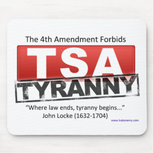 Zazzle TSA Tyranny Image Mouse Mat