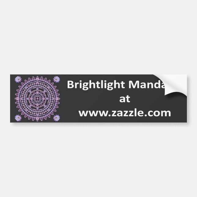 Zazzle Web Address  Bumper Sticker (Front)