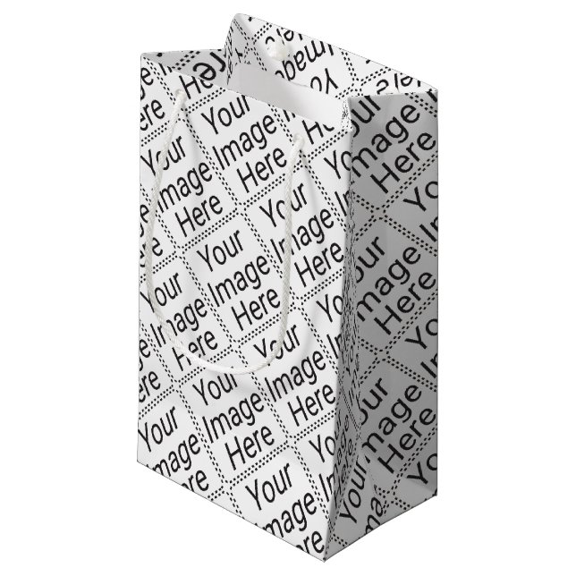zazzle_wrappingpaper-tiled_YIH Small Gift Bag (Front Angled)