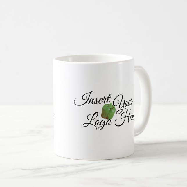 Zazzle Your Logo Here Coffee Mug (Front Right)
