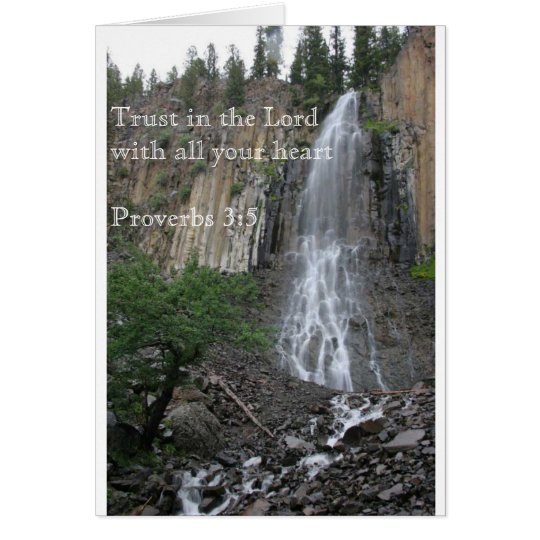zazzlecard1, Trust in the Lordwith all your hea... Card