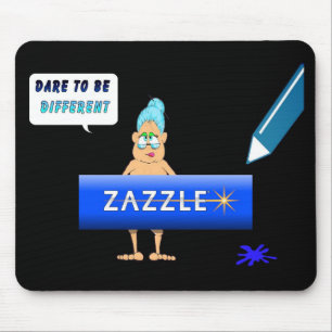 Zazzled Up Gladys Mouse Mat