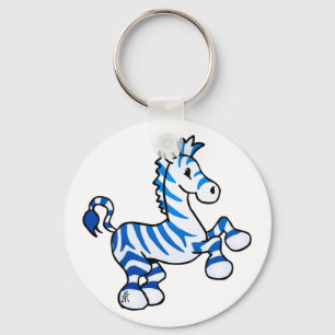 Zazzling Zebra Key Ring