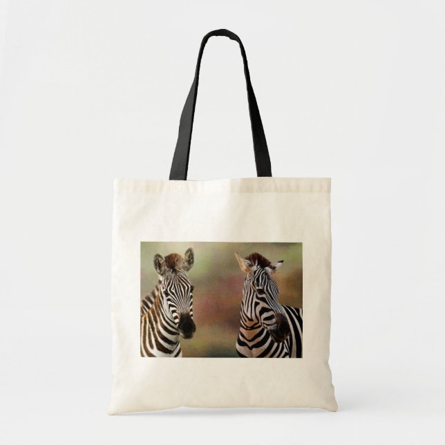 Zazzling Zebras Tote Bag (Front)