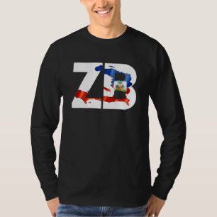 ZB aka Zoe Boy Haitian Flag T-Shirt