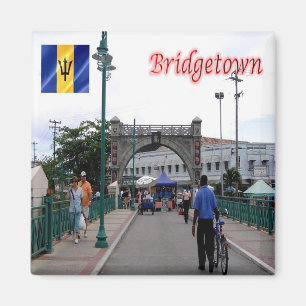 zBB004 BRIDGETOWN, Barbados, America, Fridge Magnet