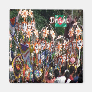 zBD005 feast day in DHAKA, Bangladesh, Fridge Magnet