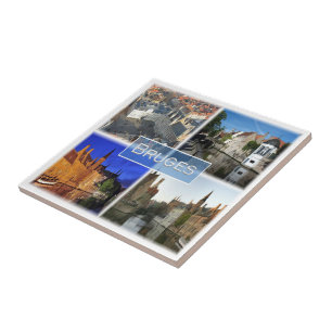 zBE007 BRUGES Belgium, Tile