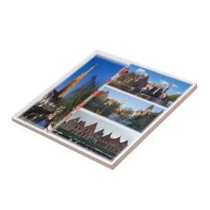 zBE010 BRUGES Belgium, Tile