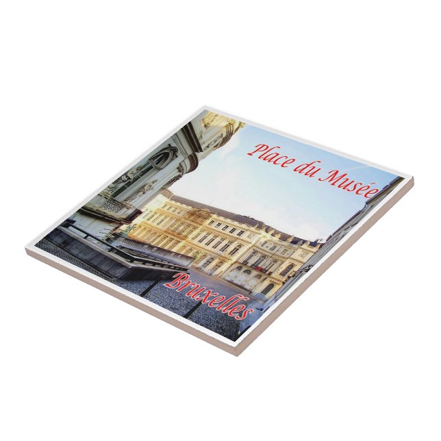 zBE017 BRUSSELS BRUXELLES Museum Square, Tile (Side)
