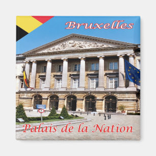 zBE020 BRUSSELS BRUXELLES Palace of the Nation, Magnet