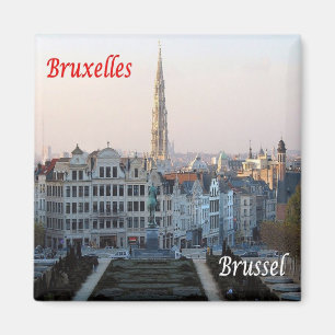 zBE031 BRUSSELS BRUXELLES panorama Belgium Fridge Magnet