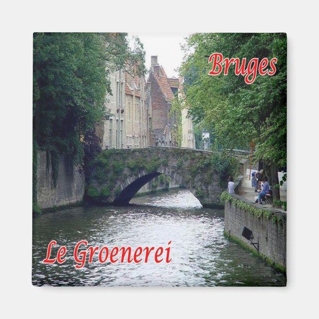 zBE047 BRUGES The Groenerei Belgium - Fridge Magnet (Front)