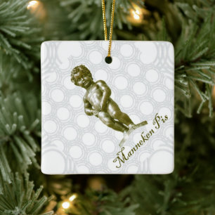 . (zBE054 MANNEKEN PIS Brussels Bruxelles, Ceramic Ornament
