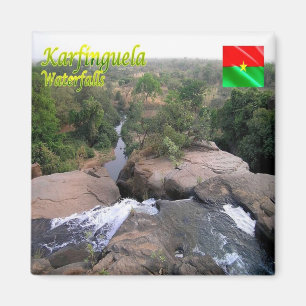 zBF011 KARFINGUELA, Burkina Faso, Fridge Magnet