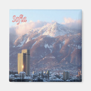 zBG008 SOFIA Bulgaria, Fridge Magnet