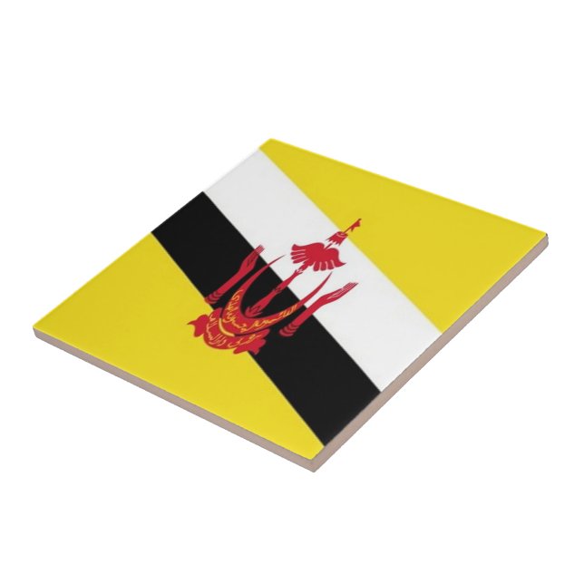 zBN001 Bruneian FLAG Brunei, Tile (Side)