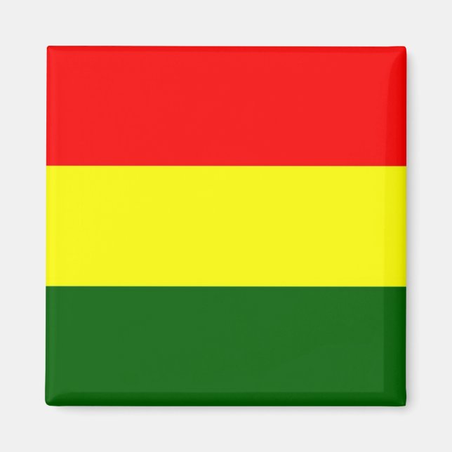 zBO001 BOLIVIA, Flag, America, Fridge Magnet (Front)