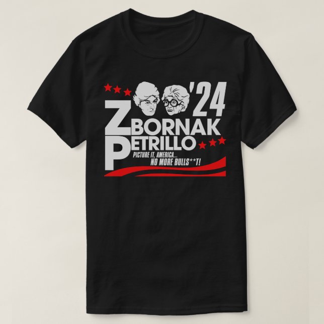 Zbornak and Petrillo for 2024 T-Shirt (Design Front)