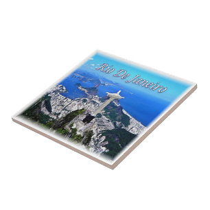 zBR005 RIO DE JANEIRO, Christ Redeemer, Tile