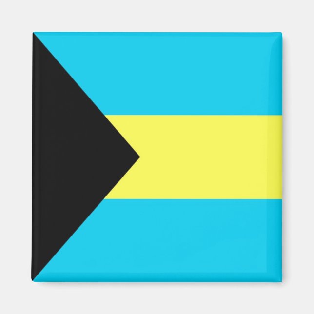 zBS001 BAHAMAS, Flag, America, Fridge Magnet (Front)