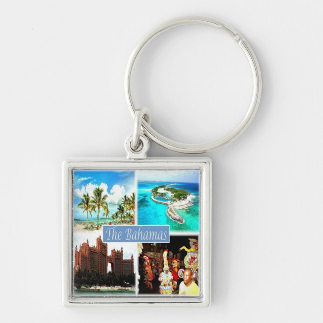 zBS004 BAHAMAS mosaic, America, Key Ring (Front)