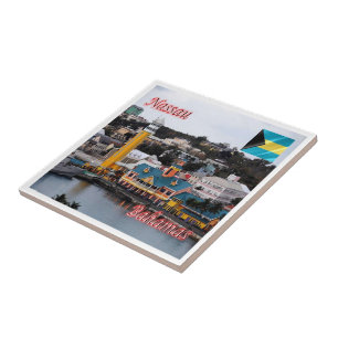 zBS009 NASSAU,Cruise Ship Terminal, Bahamas, Tile