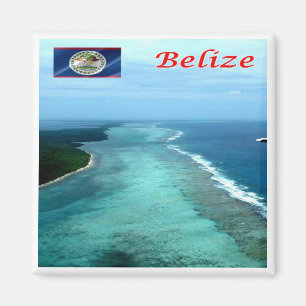 zBZ005 BELIZE Barrier Reef, America, Fridge Magnet