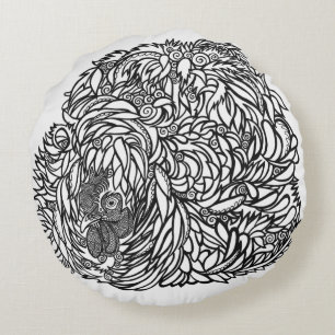 ZC "Loveball" Grade A Cotton Throw Pillow (16")