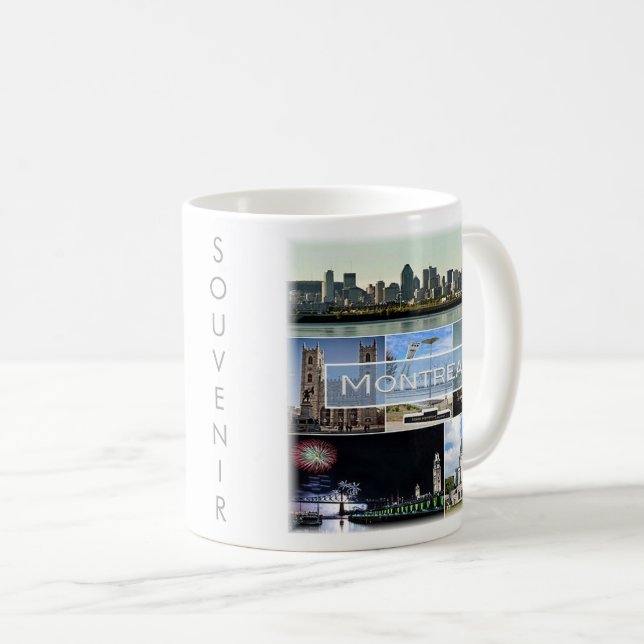 zCA010 MONTREAL, Mosaic, Canada, America, Coffee Mug (Front Right)