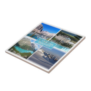 zCA011 CANADIAN ROCKIES, Mosaic, Canada, Tile