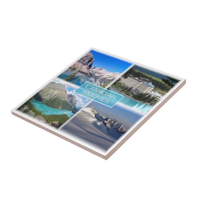 zCA011 CANADIAN ROCKIES, Mosaic, Canada, Tile (Side)