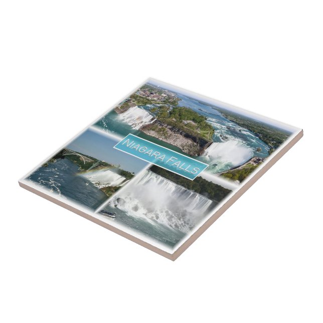 zCA012 NIAGARA FALLS from Rainbow bridge, Tile (Side)