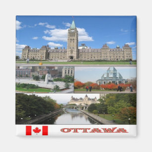zCA023 OTTAWA, Mosaic, Canada, America, Fridge Magnet