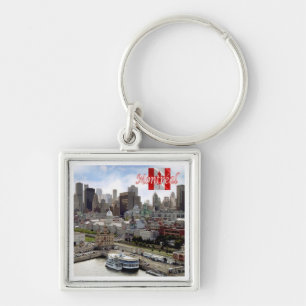 zCA024 MONTREAL Panorama, Canada, Key Ring