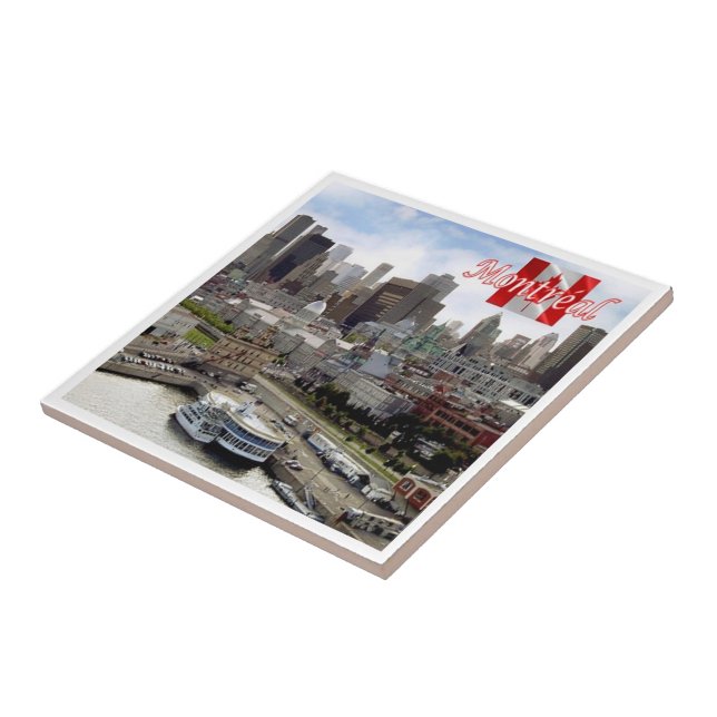 zCA024 MONTREAL Panorama, Canada, Tile (Side)