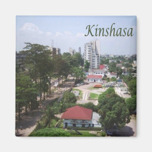 zCD006 KINSHASA, CONGO, Africa, Fridge Magnet