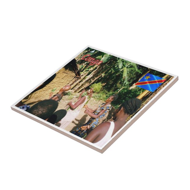 zCD007 CONGO, Africa, Tile (Side)