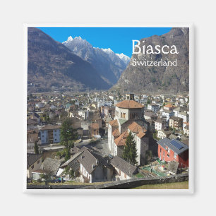 zCH006 BIASCA, Switzerland, Fridge Magnet