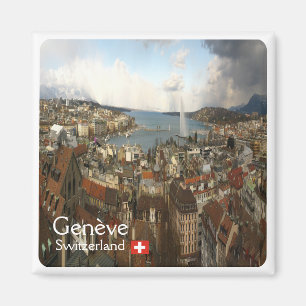 zCH010 GENÈVE Switzerland - Fridge Magnet