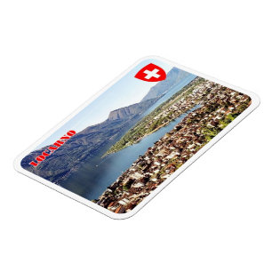zCH012 LOCARNO - Switzerland - Fridge Magnet