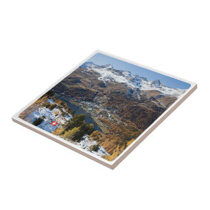 zCH018 SAINT-MORITZ Switzerland, Tile