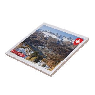 zCH018 SAINT MORITZ Switzerland -  Tile