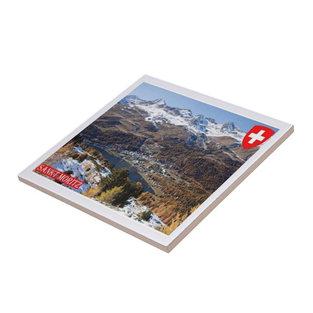 zCH018 SAINT MORITZ Switzerland -  Tile (Side)